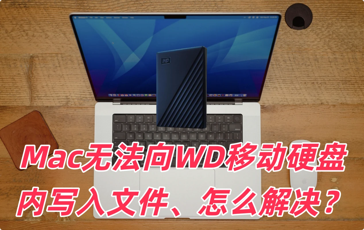 Mac无法向西部数码WD移动硬盘内写入文件