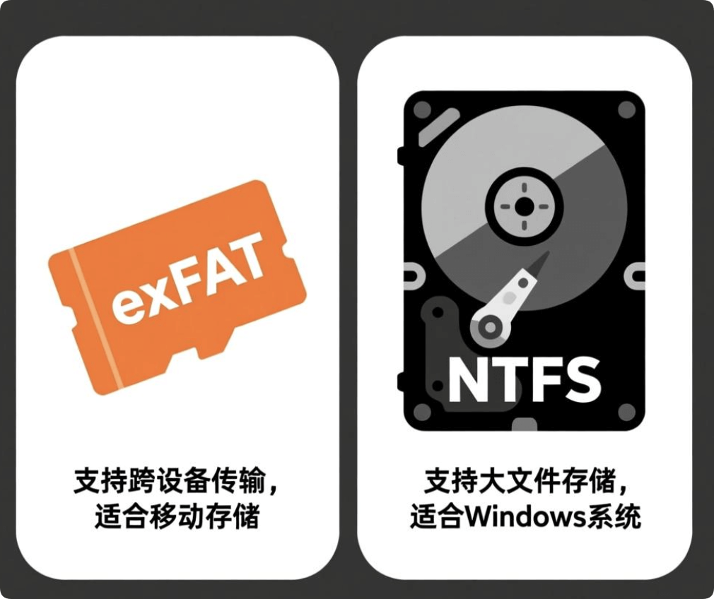 exFAT与NTFS的区别