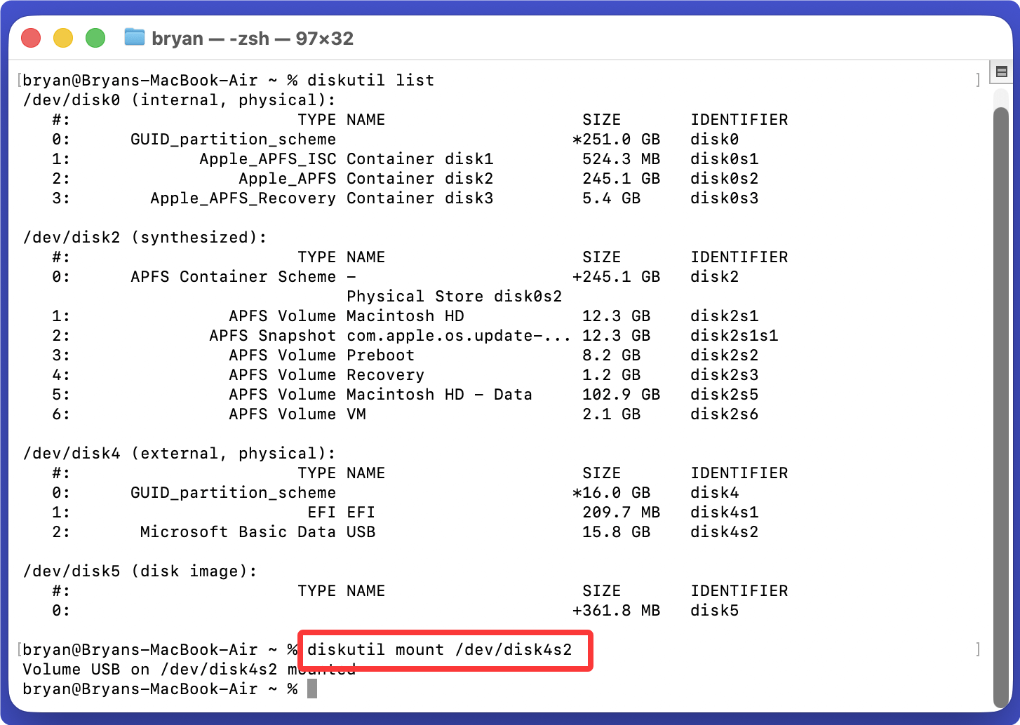 解决移动硬盘无法在Mac上装载的问题
