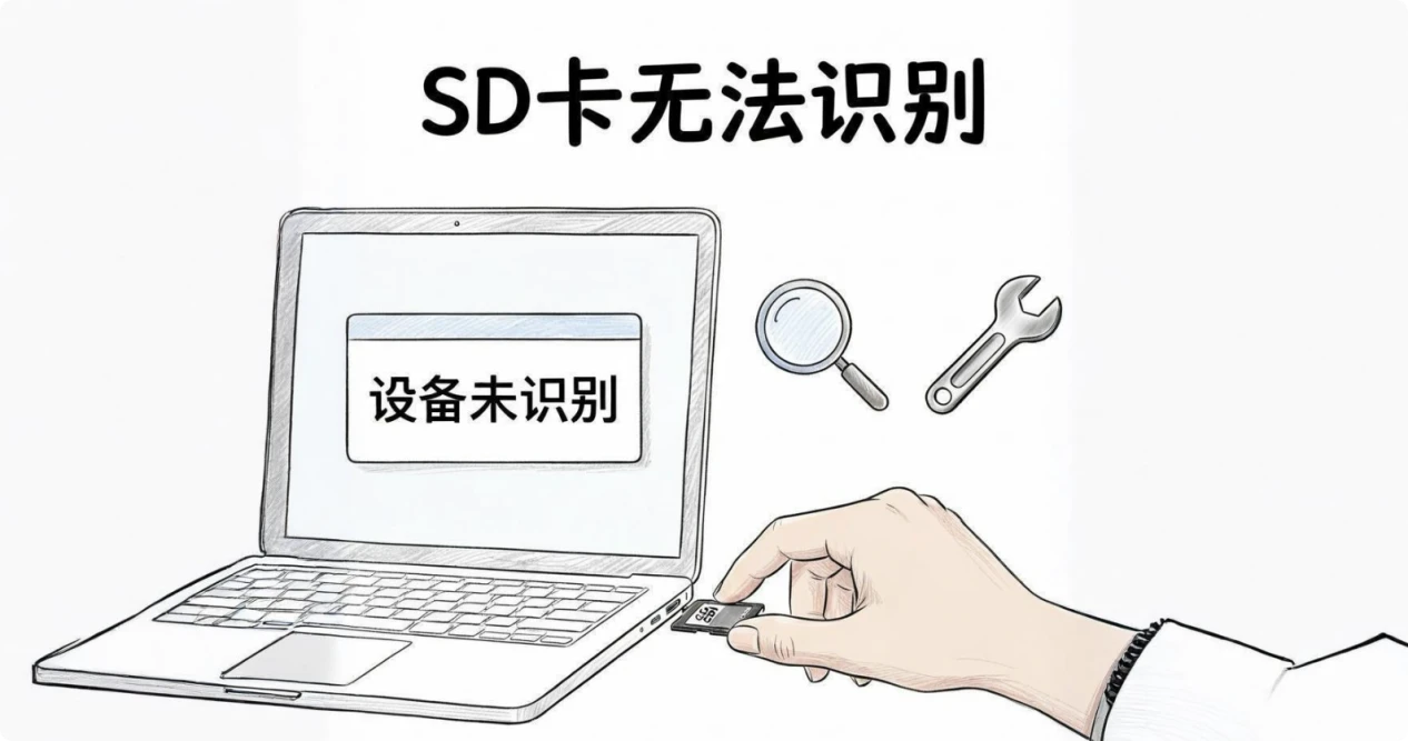 解决SD卡插入电脑不被识别的问题