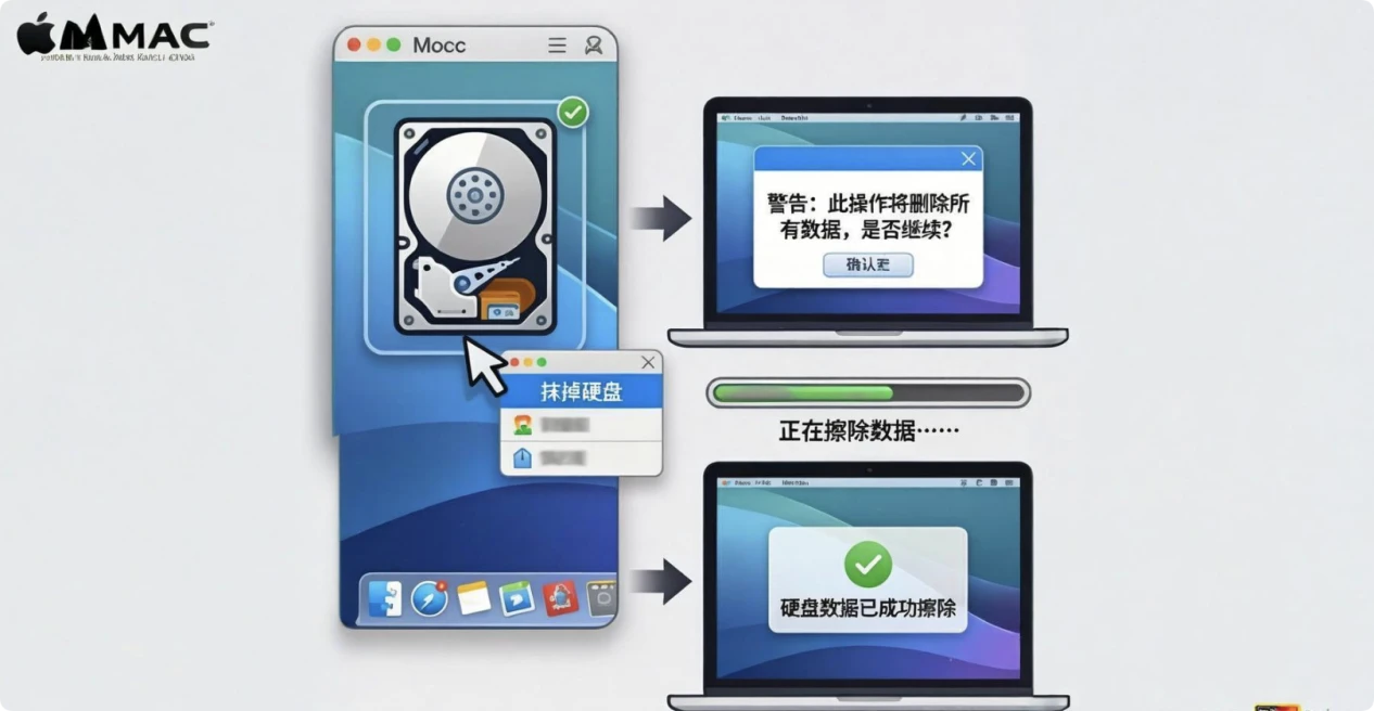 如何在Mac上进行磁盘擦除