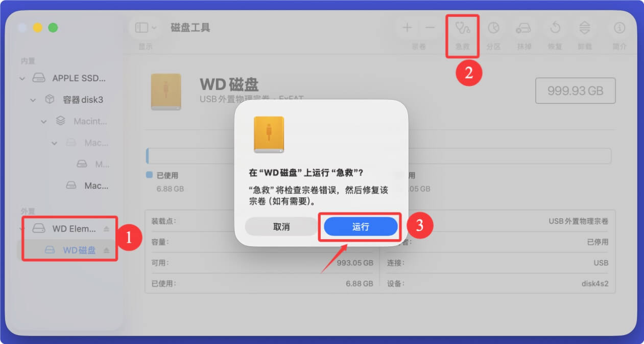 解决MacBook Pro上硬盘只读问题