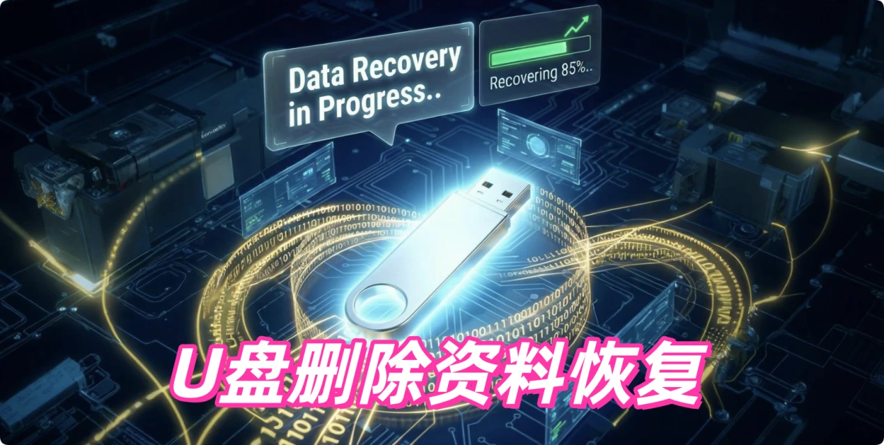 如何恢复U盘内误删除的资料
