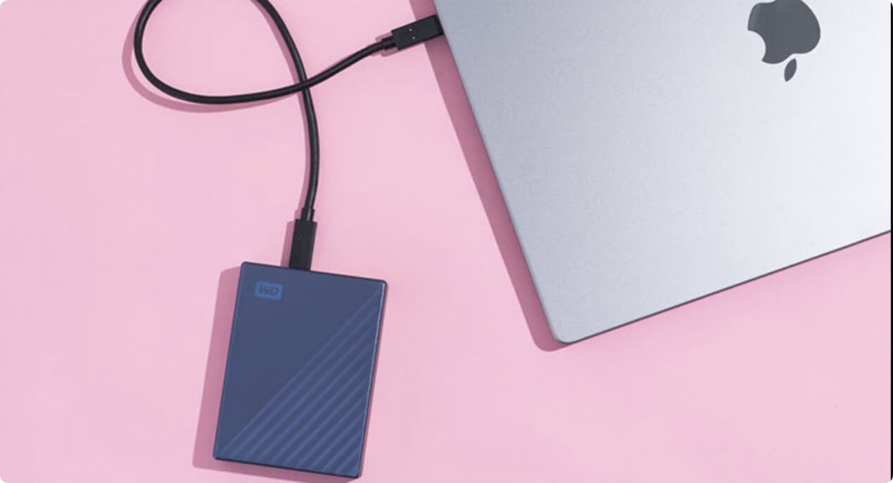 在Mac上从西部数码移动硬盘中恢复丢失的数据