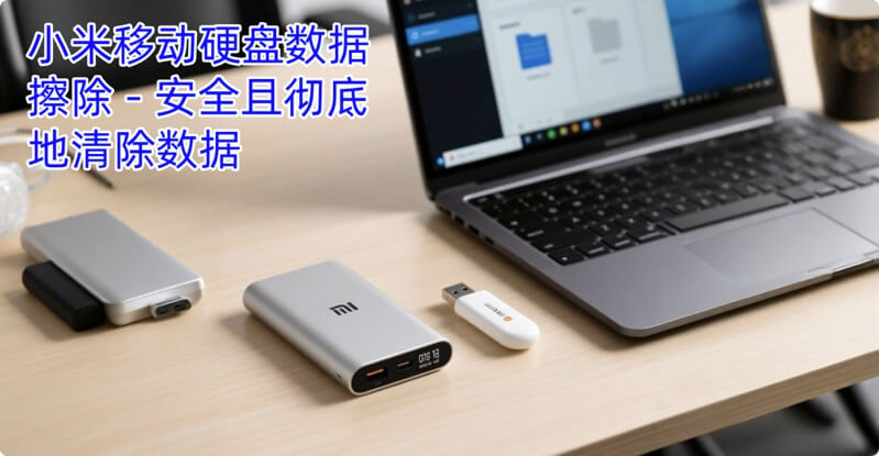 如何彻底擦除小米移动硬盘里面的数据